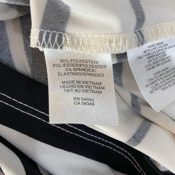 Kasper Striped Cowl Neck Blouse size XL - Picture 7 of 7